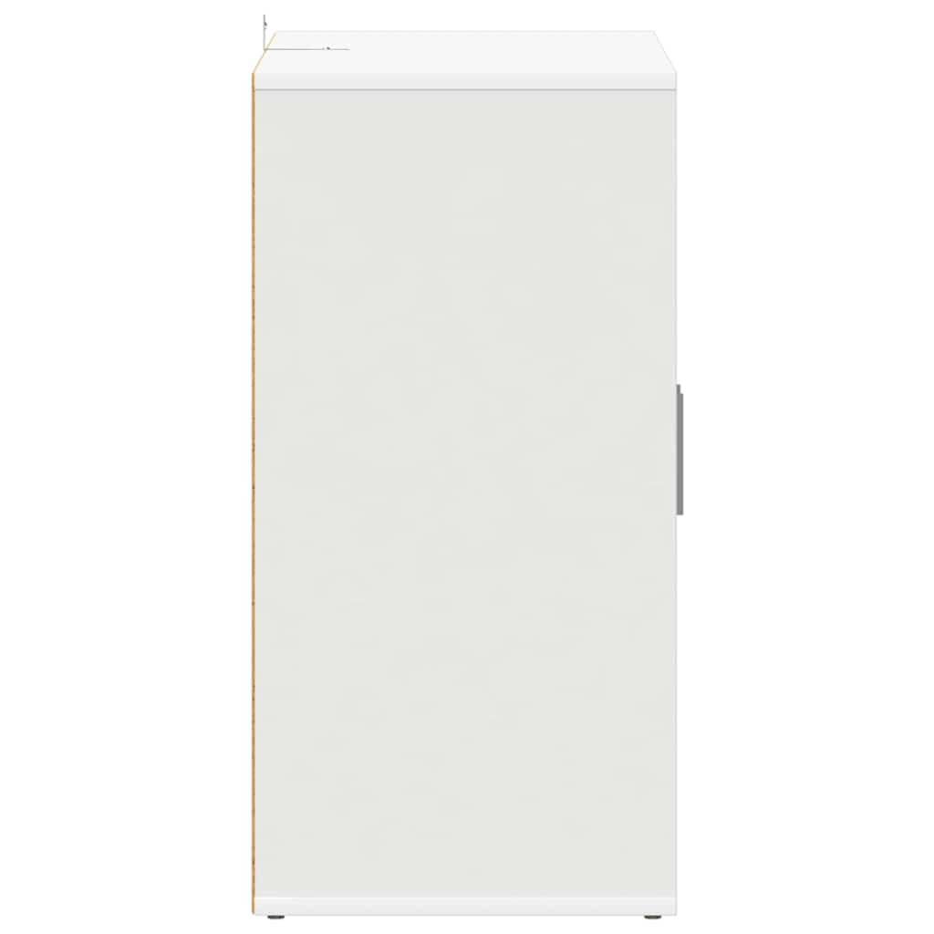 vidaXL Shoe Cabinet White 60x35x70 cm Engineered Wood