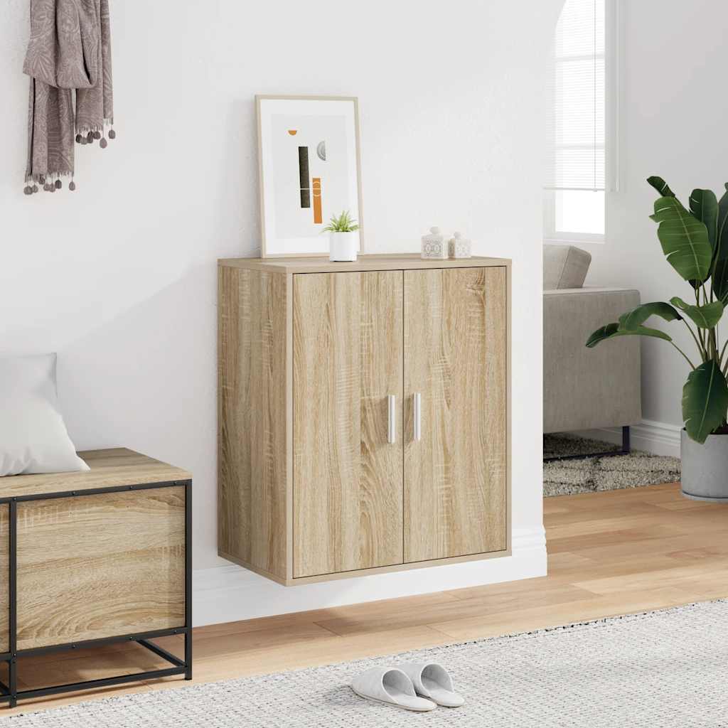 vidaXL Shoe Cabinet | Sonoma oak | Engineered wood | Compact