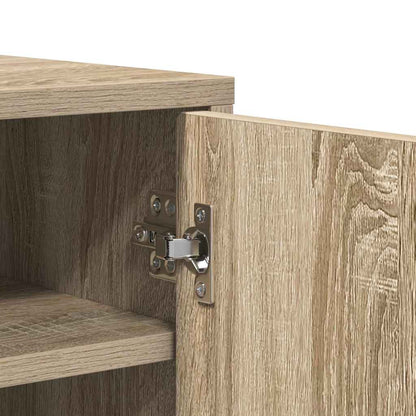 vidaXL Shoe Cabinet Sonoma Oak 60x35x70 cm Engineered Wood