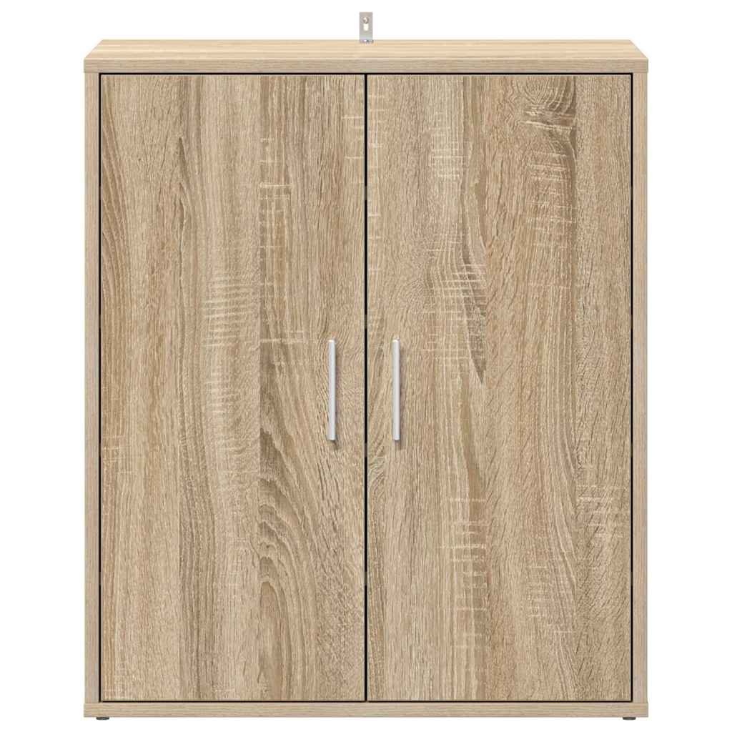 vidaXL Shoe Cabinet Sonoma Oak 60x35x70 cm Engineered Wood