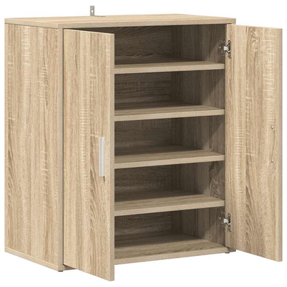 vidaXL Shoe Cabinet | Sonoma oak | Engineered wood | Compact
