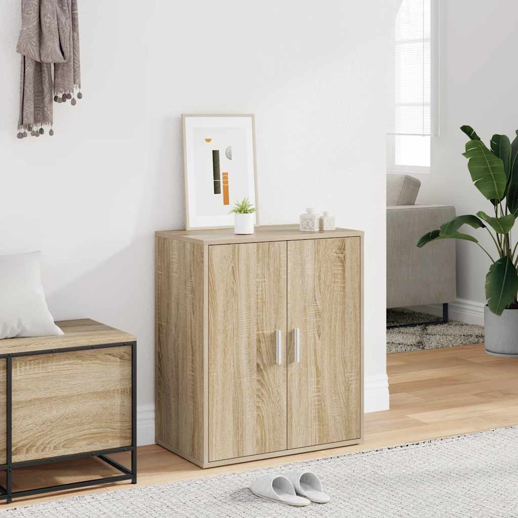 vidaXL Shoe Cabinet | Sonoma oak | Engineered wood | Compact
