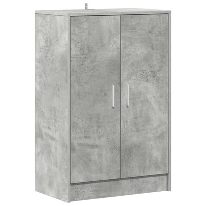 vidaXL Shoe cabinets 60 x 35 x 92 cm Concrete Grey Shoes