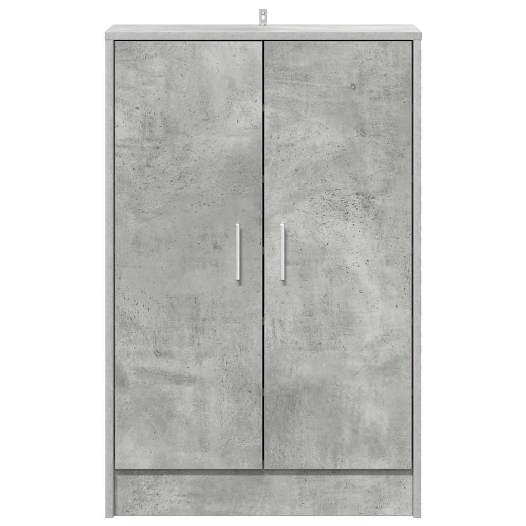 vidaXL Shoe cabinets 60 x 35 x 92 cm Concrete Grey Shoes