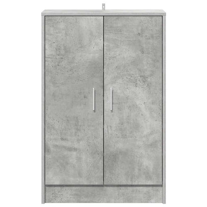 vidaXL Shoe cabinets 60 x 35 x 92 cm Concrete Grey Shoes