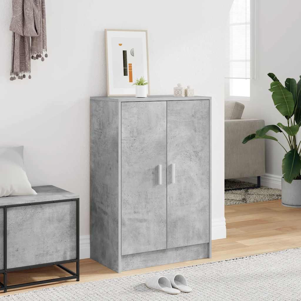 vidaXL Shoe cabinets 60 x 35 x 92 cm Concrete Grey Shoes
