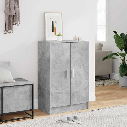 vidaXL Shoe cabinets 60 x 35 x 92 cm Concrete Grey Shoes