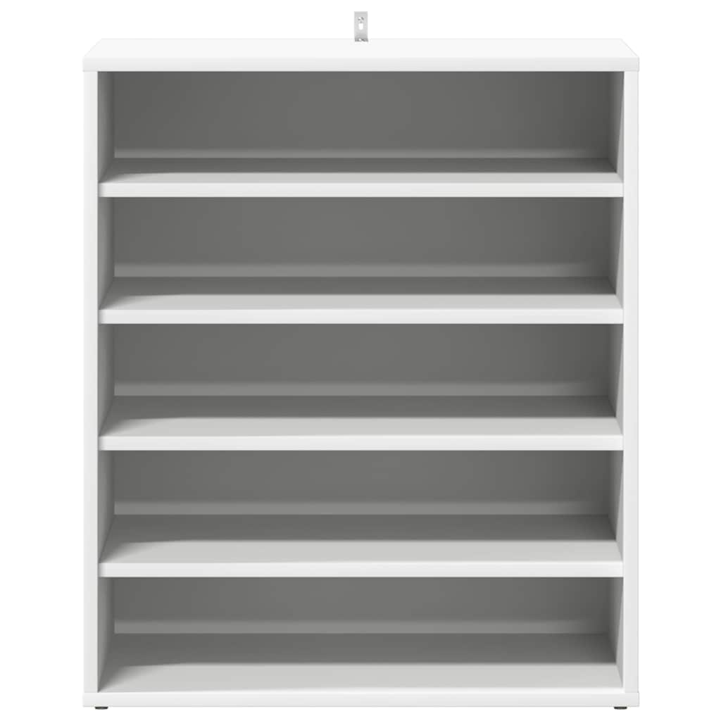 vidaXL Shoe Cabinet White 60x35x70 cm Engineered Wood