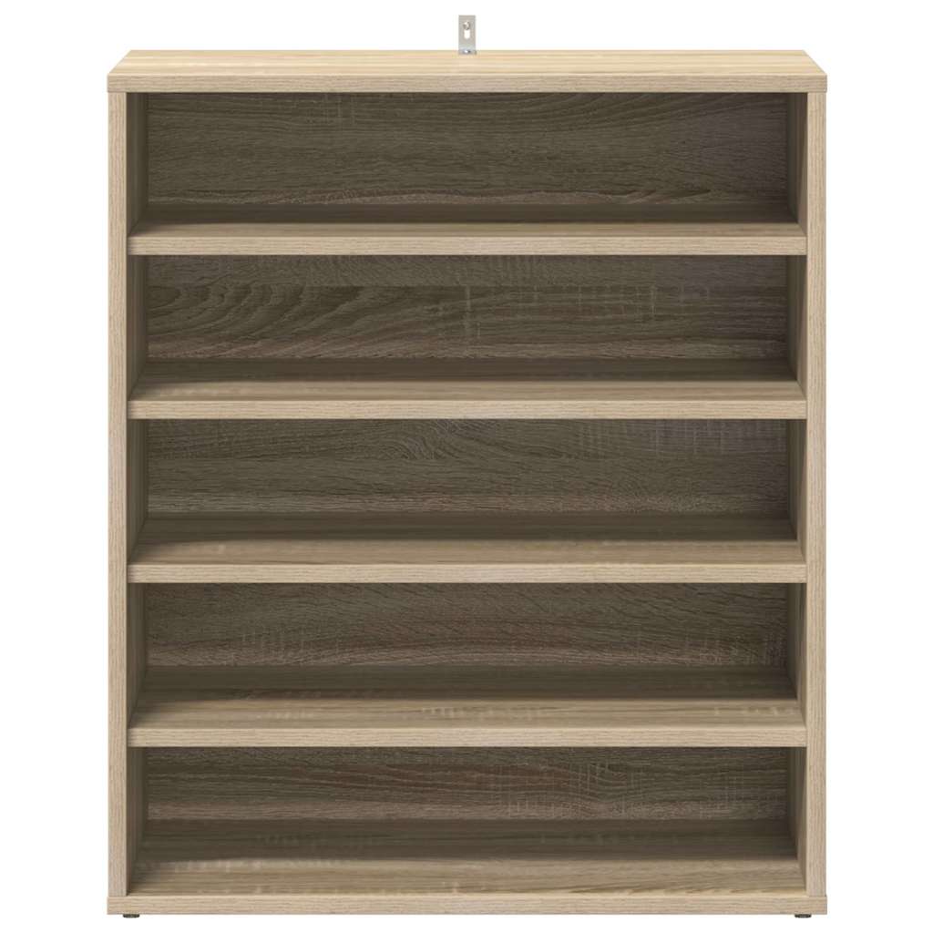 vidaXL Shoe Cabinet Sonoma Oak 60x35x70 cm Engineered Wood