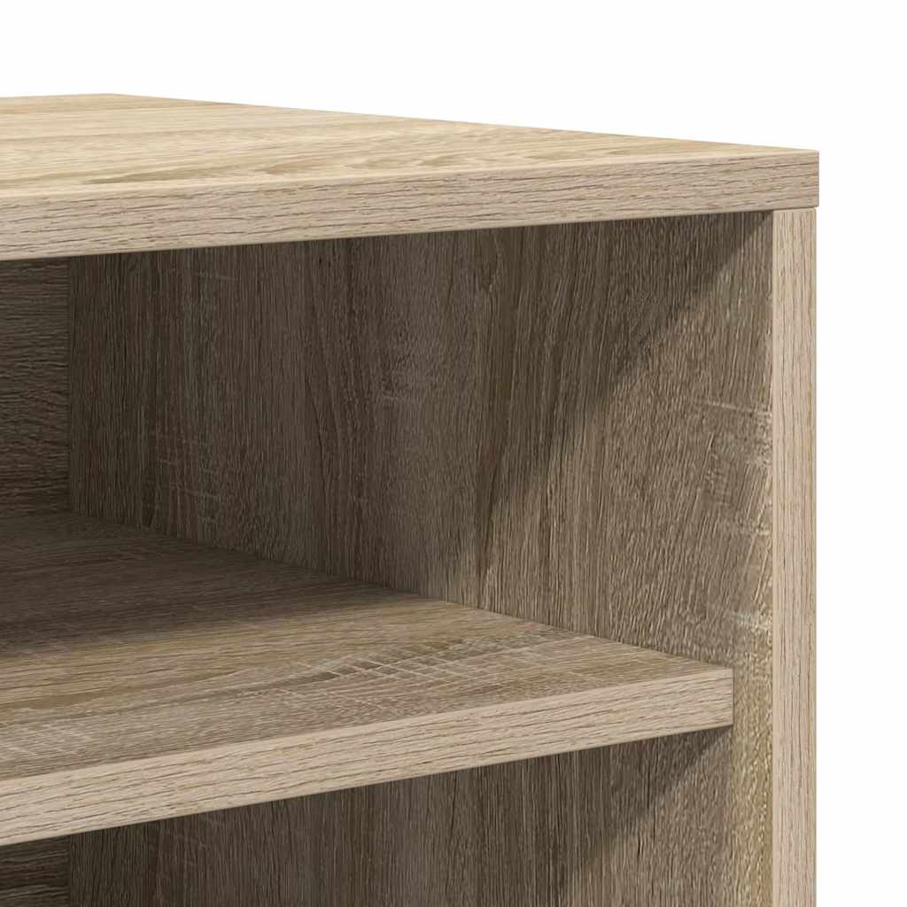 vidaXL Shoe Cabinet Sonoma Oak 60x35x70 cm Engineered Wood