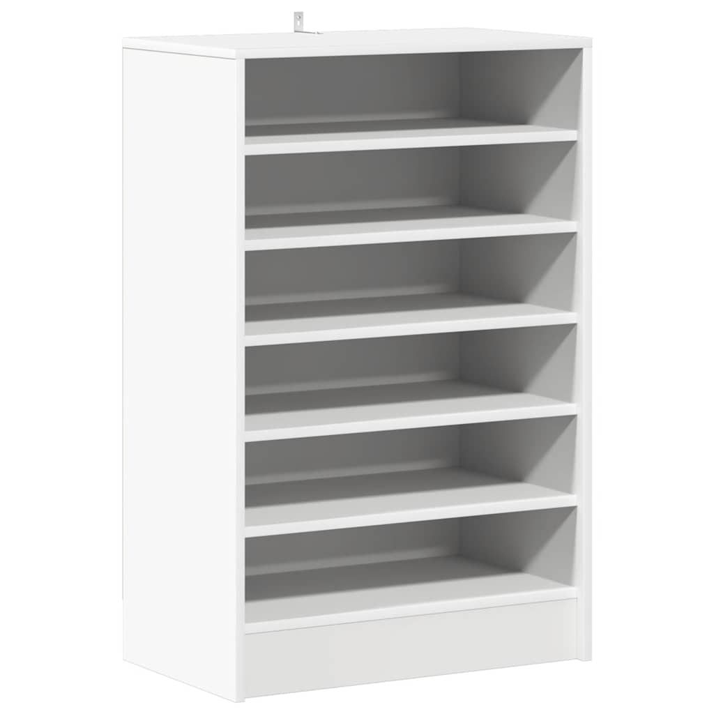 vidaXL Shoe Cabinet White 60x35x92 cm Engineered Wood