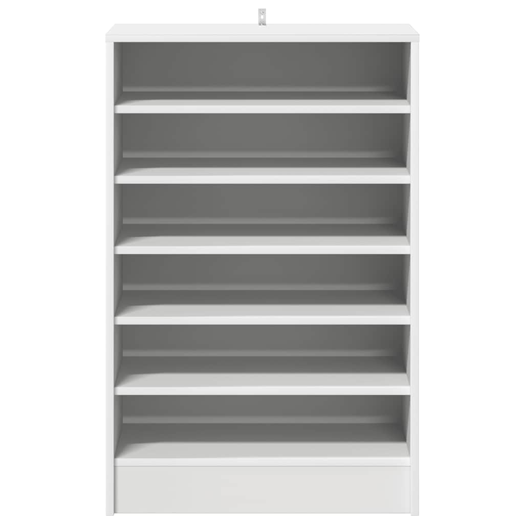 vidaXL Shoe Cabinet White 60x35x92 cm Engineered Wood