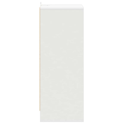 vidaXL Shoe Cabinet White 60x35x92 cm Engineered Wood