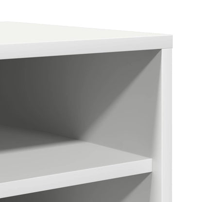 vidaXL Shoe Cabinet White 60x35x92 cm Engineered Wood