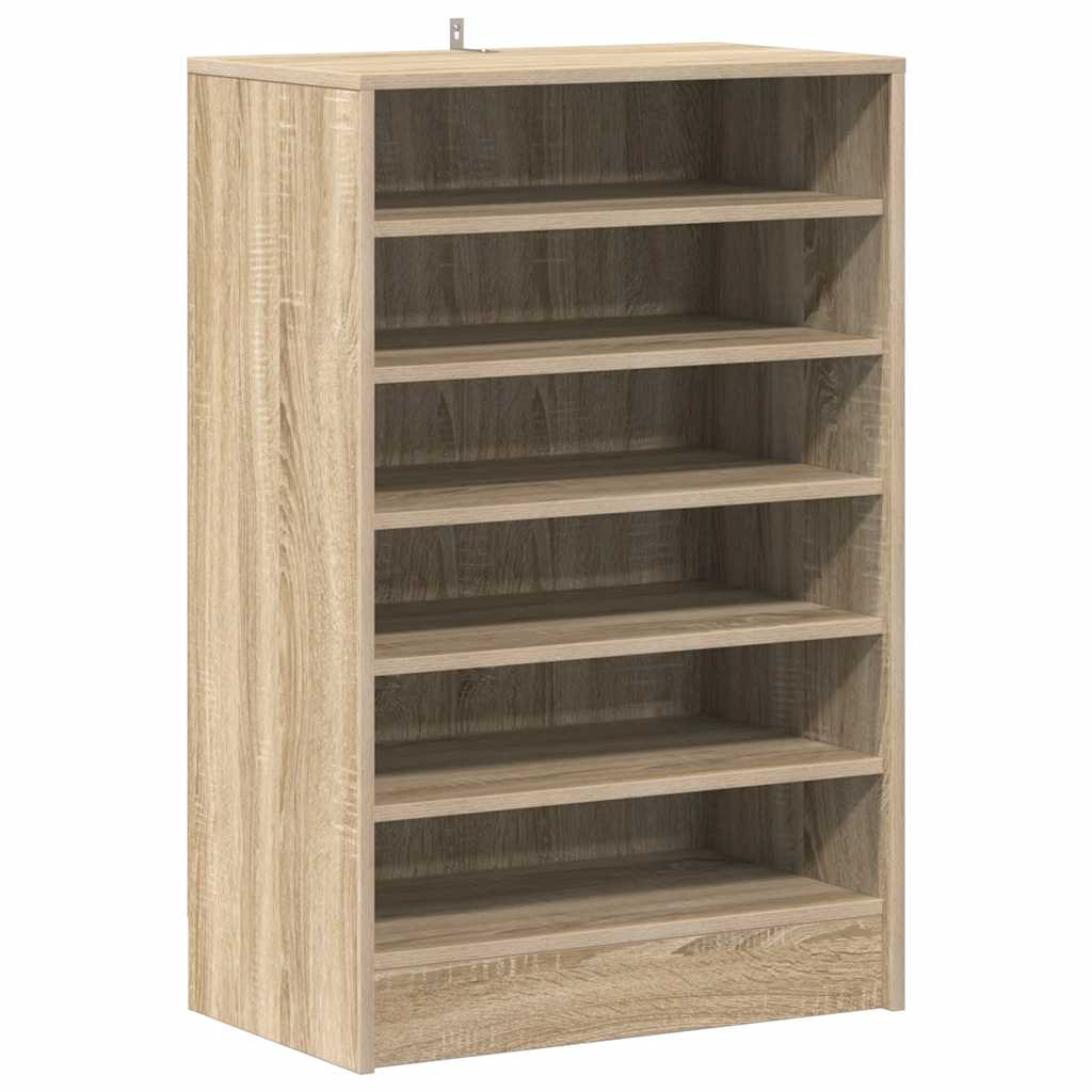 vidaXL Shoe cabinets 60 x 35 x 92 cm Sonoma Oak 7 Shelves