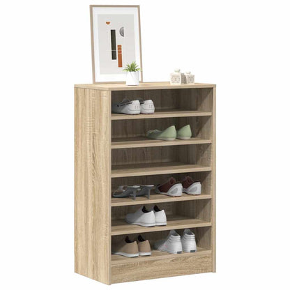 vidaXL Shoe cabinets 60 x 35 x 92 cm Sonoma Oak 7 Shelves