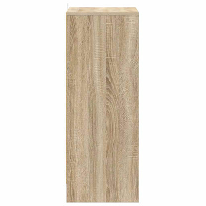 vidaXL Shoe Cabinet Sonoma Oak 60x35x92 cm Engineered Wood