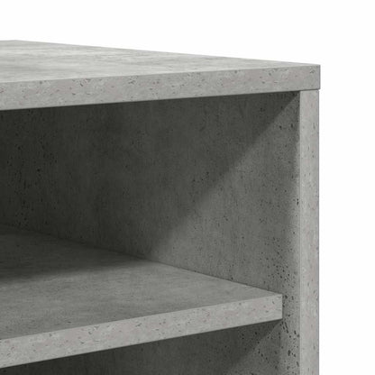 vidaXL Shoe cabinets 60 x 35 x 92 cm Concrete Grey 7 shelves
