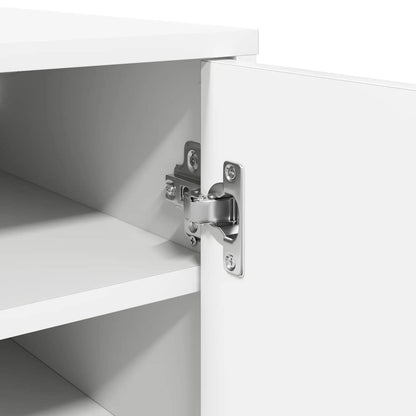 vidaXL Shoe Cabinet White 32x35x70 cm Engineered Wood