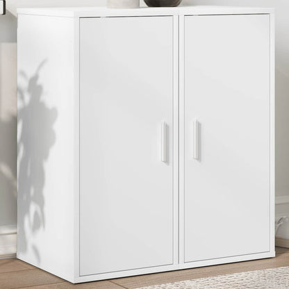 vidaXL Shoe Cabinets 2 pcs White 32x35x70 cm Engineered Wood
