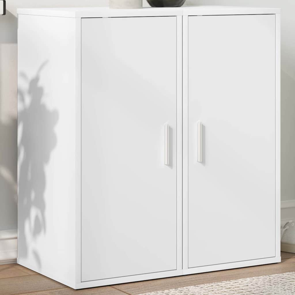 vidaXL Shoe Cabinets 2 pcs White 32x35x70 cm Engineered Wood