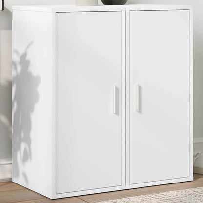 vidaXL Shoe Cabinets 2 pcs White 32x35x70 cm Engineered Wood