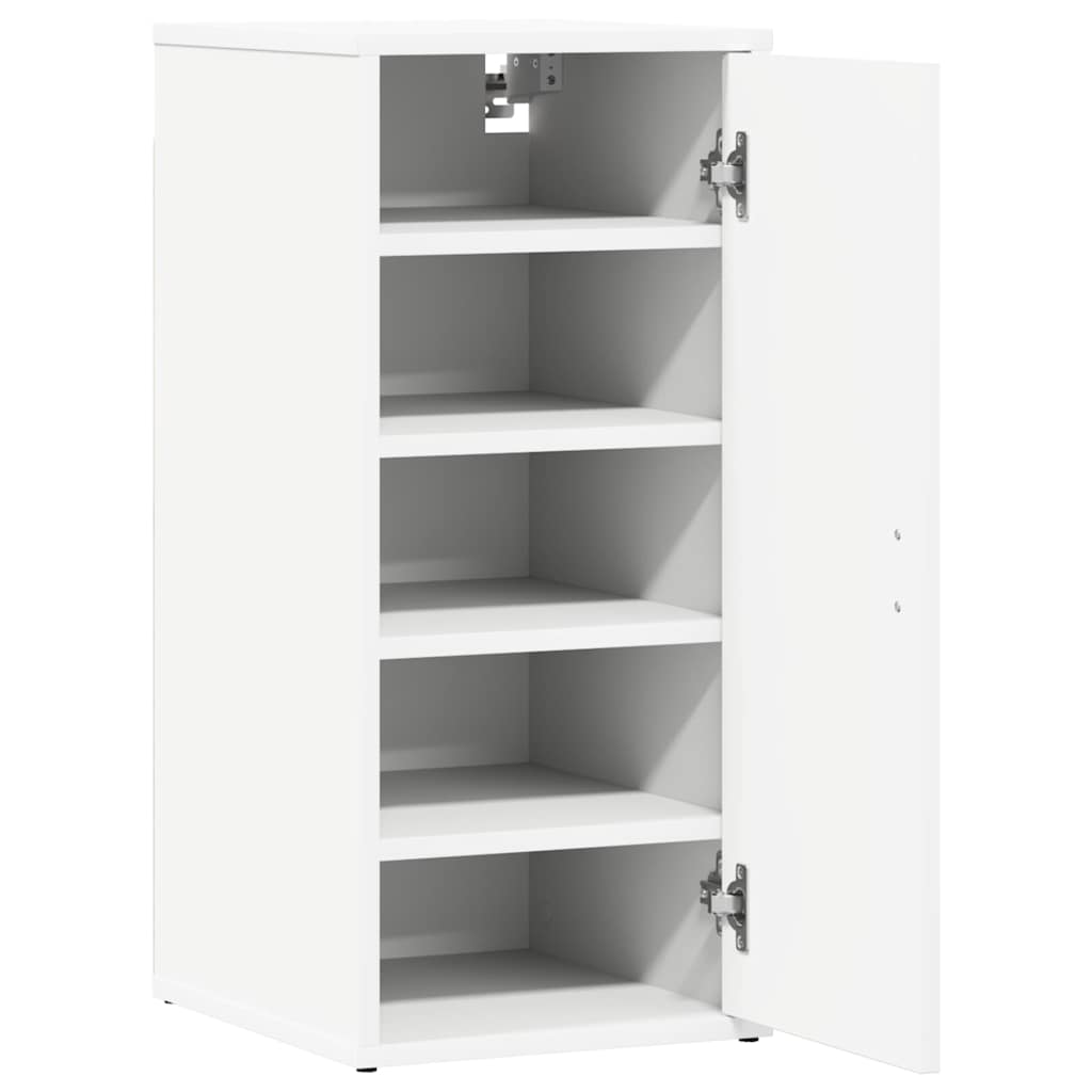 vidaXL Shoe Cabinets 2 pcs White 32x35x70 cm Engineered Wood