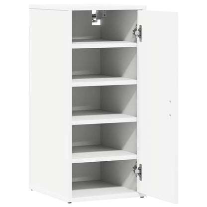 vidaXL Shoe Cabinets 2 pcs White 32x35x70 cm Engineered Wood