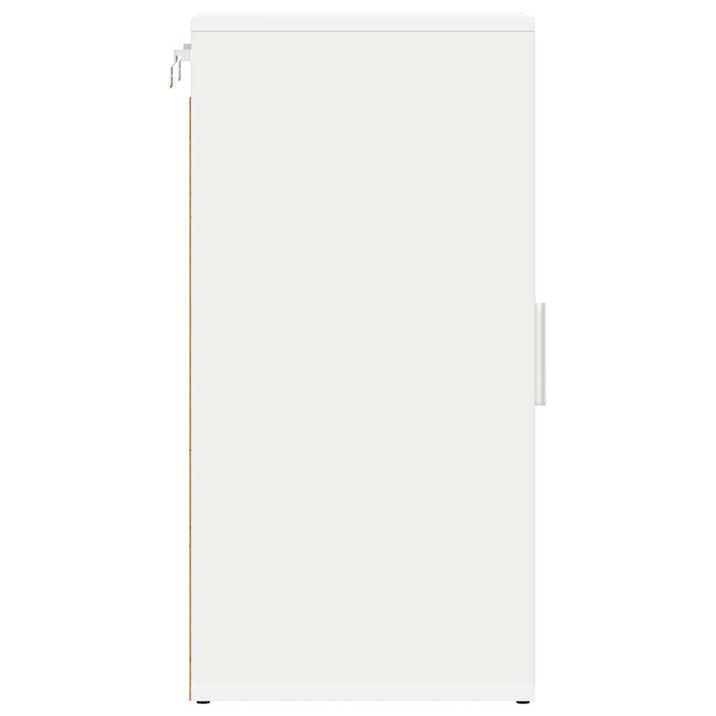 vidaXL Shoe Cabinets 2 pcs White 32x35x70 cm Engineered Wood