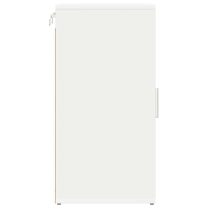 vidaXL Shoe Cabinets 2 pcs White 32x35x70 cm Engineered Wood