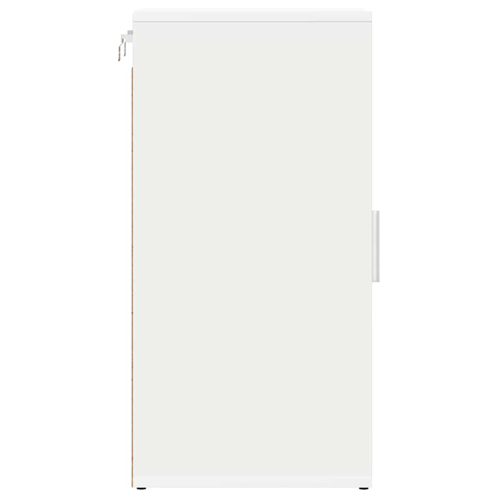 vidaXL Shoe Cabinets 2 pcs White 32x35x70 cm Engineered Wood