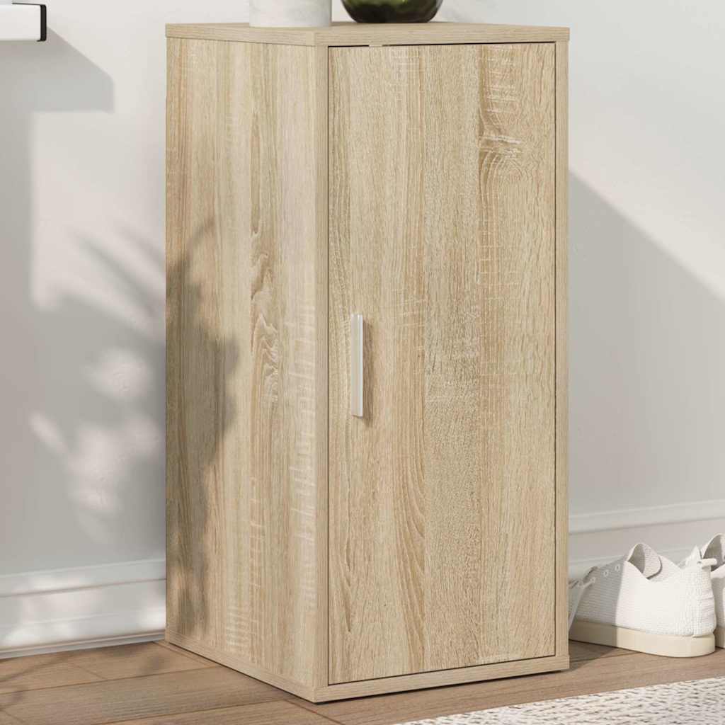 vidaXL Shoe Cabinet Sonoma Oak 32x35x70 cm Engineered Wood