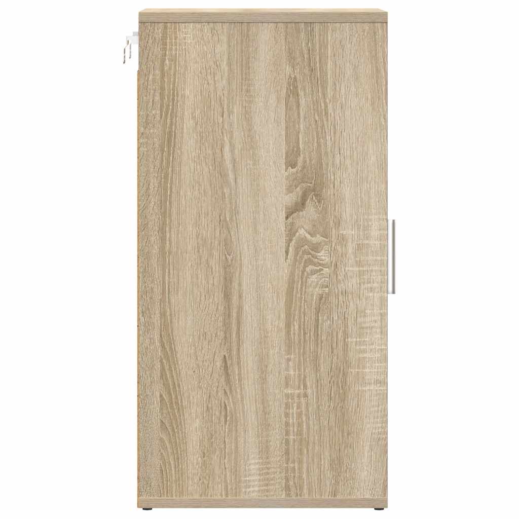 vidaXL Shoe Cabinet Sonoma Oak 32x35x70 cm Engineered Wood