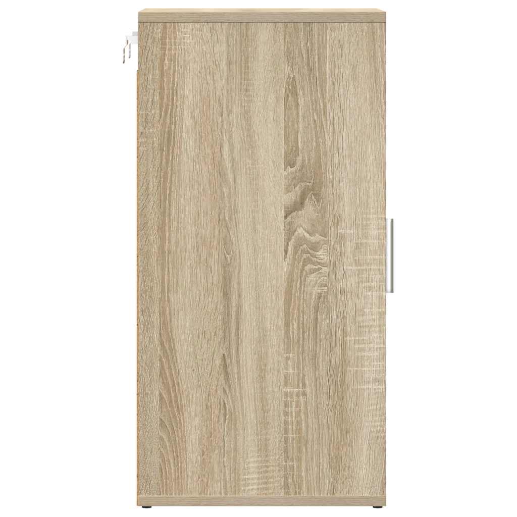 vidaXL Shoe Cabinets 2 pcs Sonoma Oak 32x35x70 cm Engineered Wood