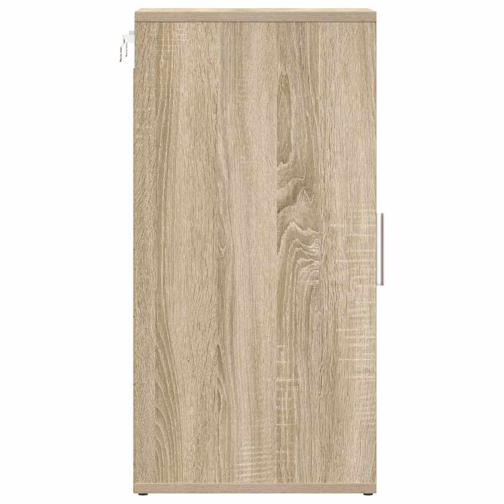vidaXL Shoe Cabinets 2 pcs Sonoma Oak 32x35x70 cm Engineered Wood