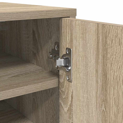 vidaXL Shoe Cabinets 2 pcs Sonoma Oak 32x35x70 cm Engineered Wood
