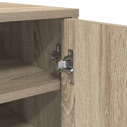 vidaXL Shoe Cabinets 2 pcs Sonoma Oak 32x35x70 cm Engineered Wood