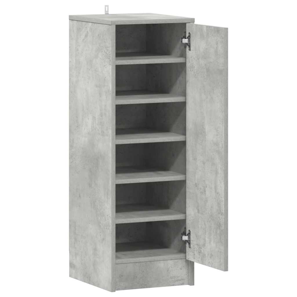 vidaXL Shoe cabinets 32 x 35 x 92 cm Concrete Grey 6 pairs of shoes
