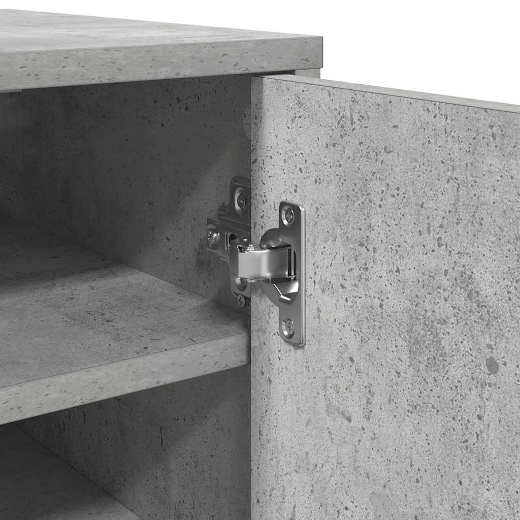 vidaXL Shoe cabinets 32 x 35 x 92 cm Concrete Grey 6 pairs of shoes