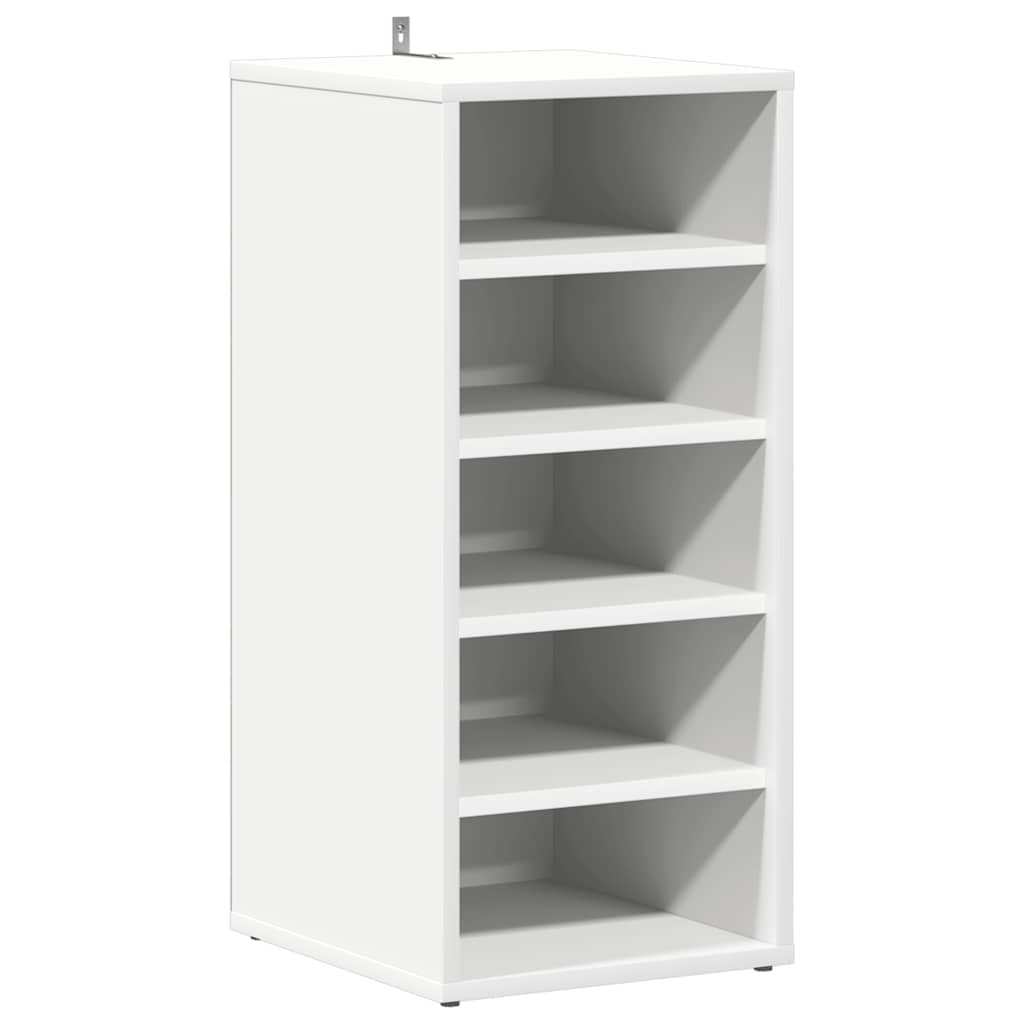 vidaXL Shoe cabinets 31.5 x 35 x 70 cm White 5 pairs of shoes