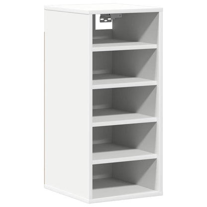 vidaXL Shoe Cabinets 2 pcs White 31.5x35x70 cm Engineered Wood