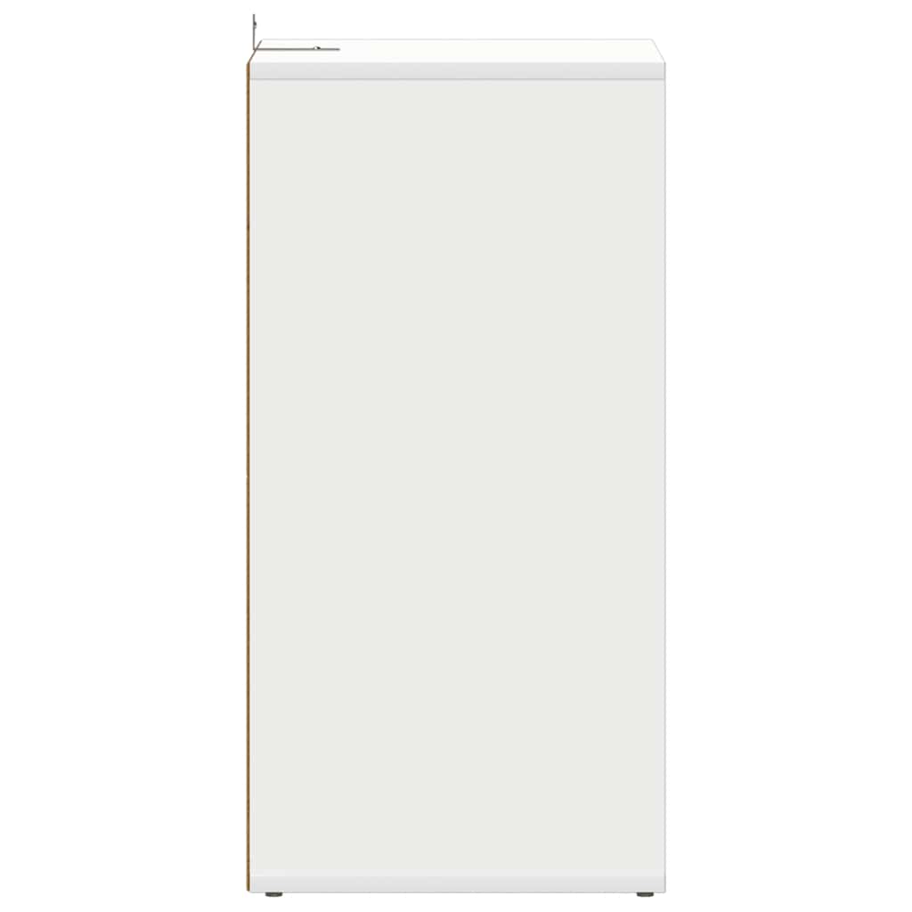 vidaXL Shoe Cabinets 2 pcs White 31.5x35x70 cm Engineered Wood