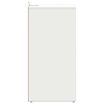 vidaXL Shoe Cabinets 2 pcs White 31.5x35x70 cm Engineered Wood
