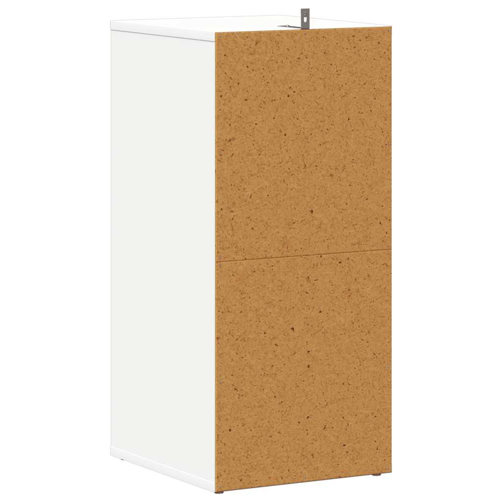 vidaXL Shoe Cabinets 2 pcs White 31.5x35x70 cm Engineered Wood