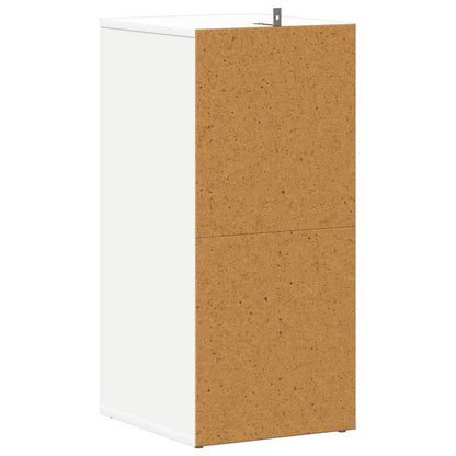 vidaXL Shoe Cabinets 2 pcs White 31.5x35x70 cm Engineered Wood