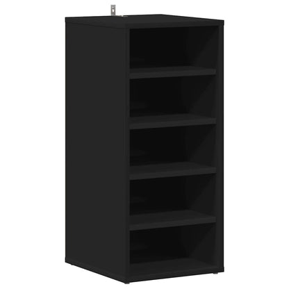 vidaXL Shoe cabinets 31.5 x 35 x 70 cm Black 5 pairs of shoes