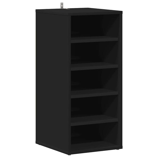 vidaXL Shoe cabinets 31.5 x 35 x 70 cm Black 5 pairs of shoes