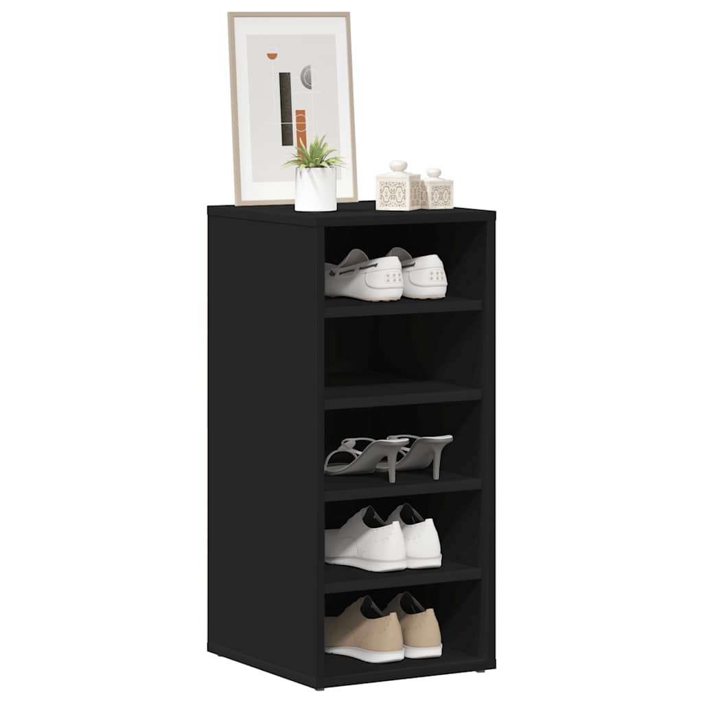 vidaXL Shoe cabinets 31.5 x 35 x 70 cm Black 5 pairs of shoes