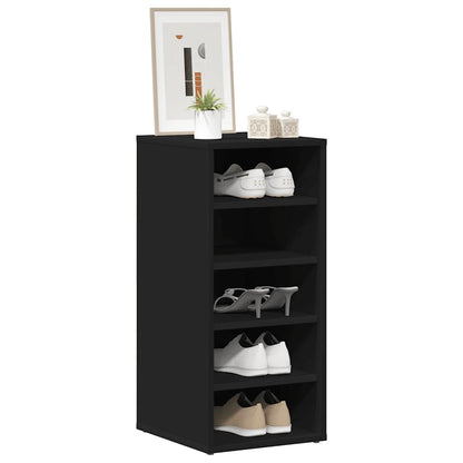 vidaXL Shoe cabinets 31.5 x 35 x 70 cm Black 5 pairs of shoes