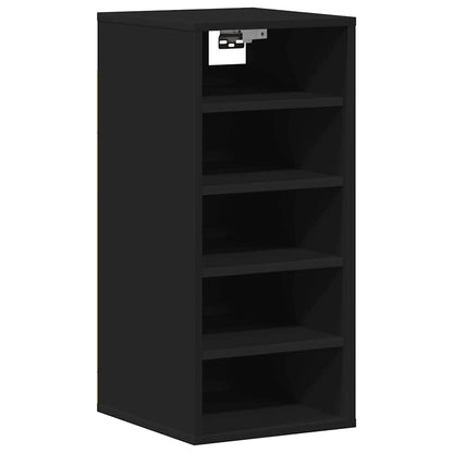 vidaXL Shoe cabinets 31.5 x 35 x 70 cm Black 5 pairs of shoes